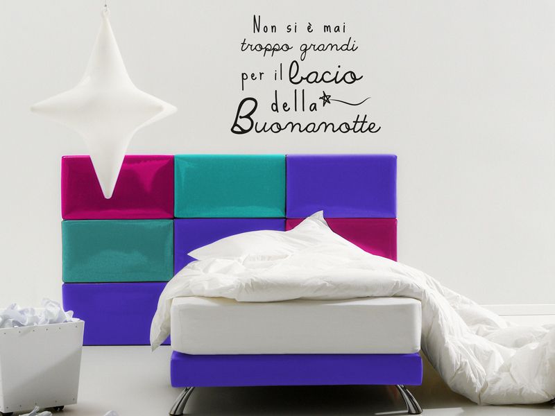 Bambini Wallstickers e luminescenti Bacio Della Buonanotte