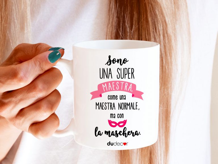 Tavola e cucina Tazze in ceramica Super Maestra Mug
