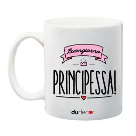 Tavola e cucina Tazze in ceramica Buongiorno Principessa Mug Mugs