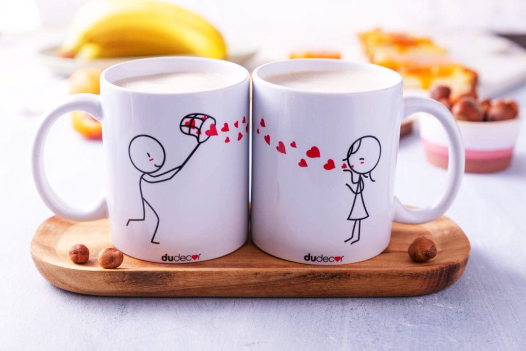 Tazze da colazione lui e lei: tre idee regalo - Dudecor