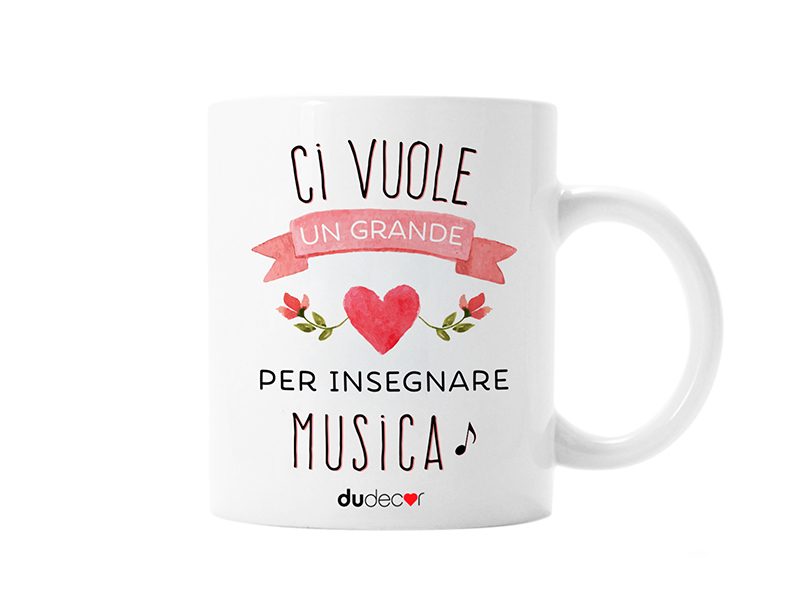 Tavola e cucina Tazze in ceramica Maestra Musica Mug