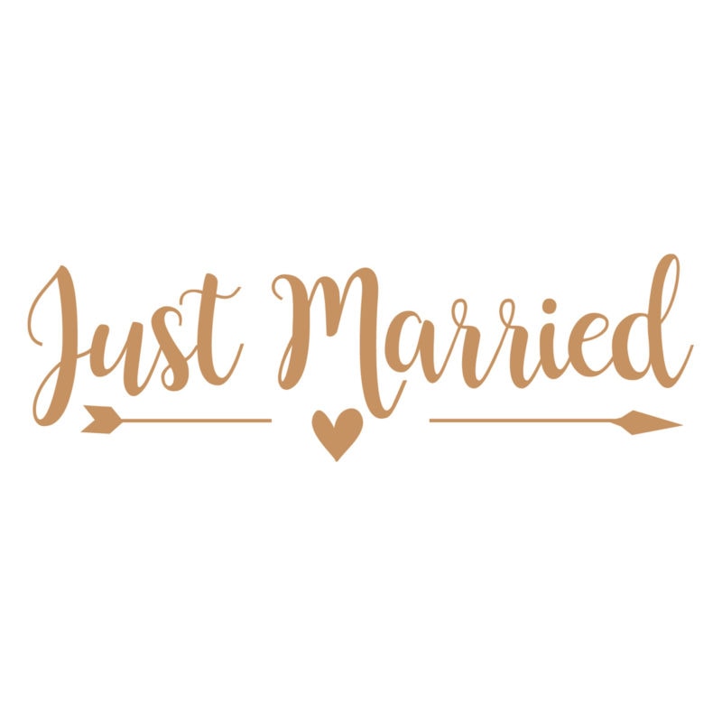 Just Married Auto Ecru