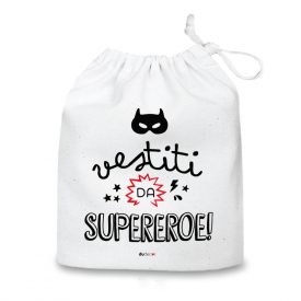 Bambini Sacche organizer per bambini Vestiti Supereroe Bag