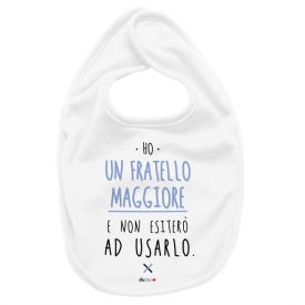 Bambini Bavaglini Bavaglino Fratello Maggiore