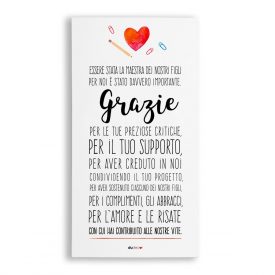Decorazioni living Canvas Quadretti Maestra Risate canvas