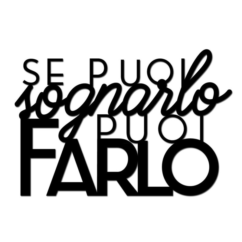 Wall3d Se Puoi Sognarlo Walldecor 3d