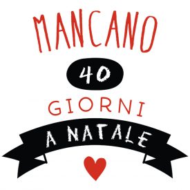 Natale Wallstickers Natale Countdown Lavagna