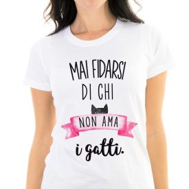 Lifestyle T-shirt T-shirt Ama I Gatti Lei