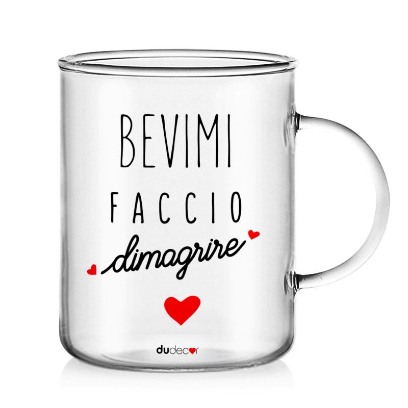 Tavola e cucina Tazze in vetro Dimagrire Mug