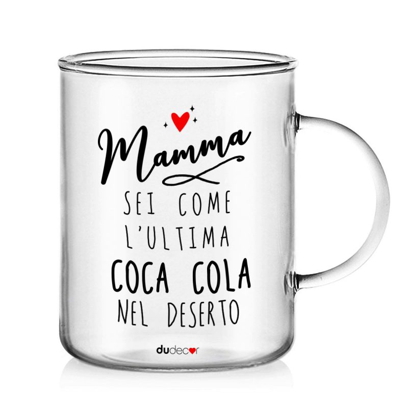 Tavola e cucina Tazze in vetro Mamma Coca Mug