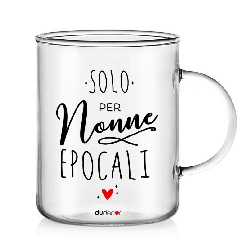 Tavola e cucina Tazze in vetro Nonne Epocali Mug