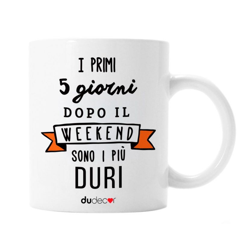 Tavola e cucina Tazze in ceramica 5 Giorni Mug