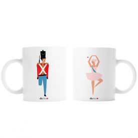 Tavola e cucina Tazze in ceramica Ballerina E Soldatino Mugs