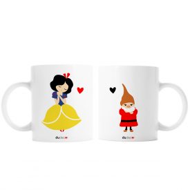 Tavola e cucina Tazze in ceramica Biancaneve E Brontolo Mugs