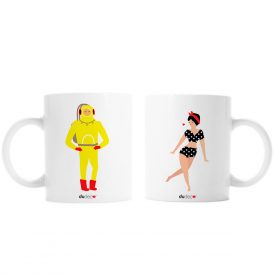 Tavola e cucina Tazze in ceramica Pin Up E Scafandro Mugs