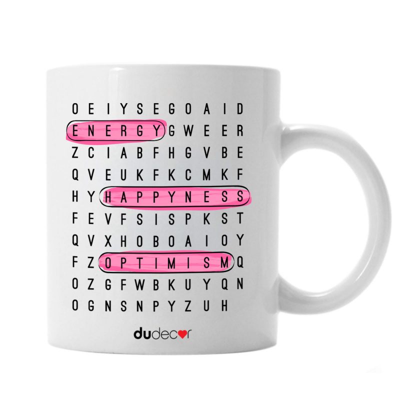 Tavola e cucina Tazze in ceramica Cross Word Mug