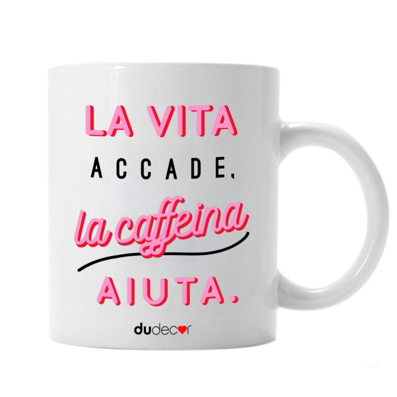 Tavola e cucina Tazze in ceramica Mug Caffeina