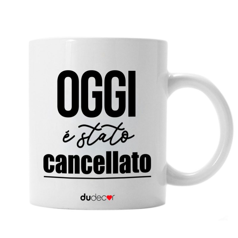 Tavola e cucina Tazze in ceramica Mug Cancellato