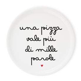 Tavola e cucina Piatti pizza Piatto Pizza Mille Parole