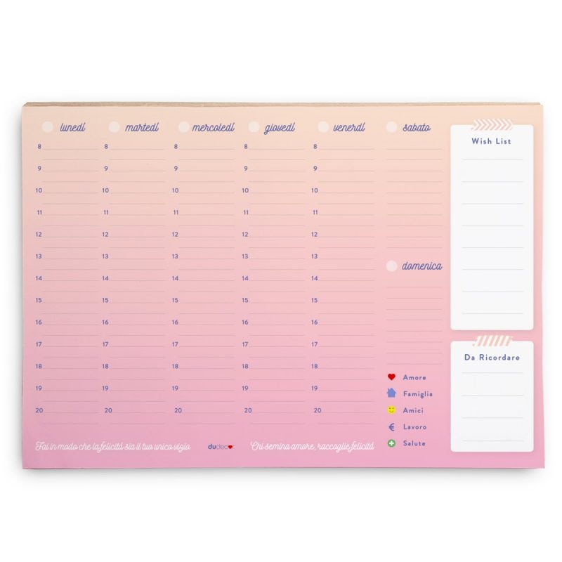 Cartoleria Planner Felicita Planner