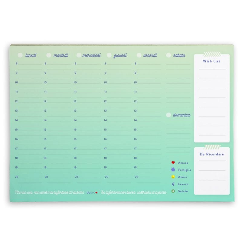 Cartoleria Planner Fortuna Planner