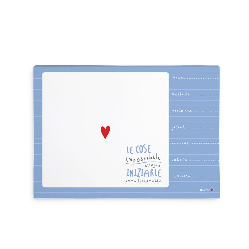 Cartoleria Planner Tappetino Mouse Con Block Notes