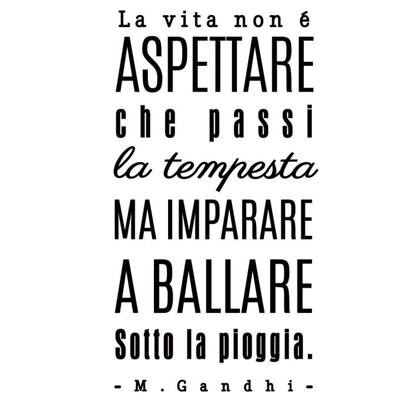 Wallstickers Citazioni Ballare