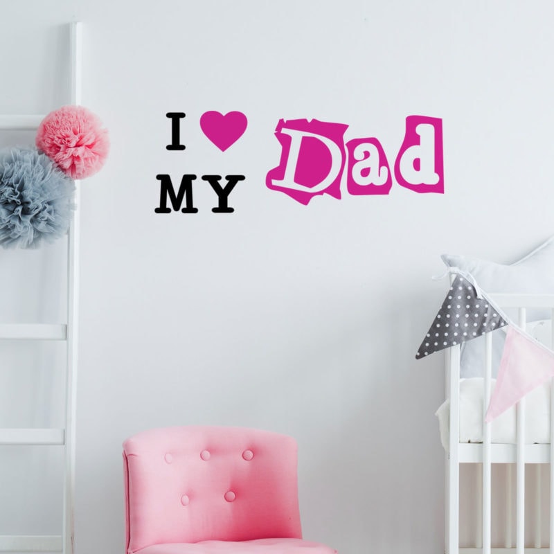 wallsticker I love my dad