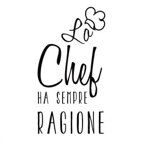 Wallstickers Citazioni Chef Italiano
