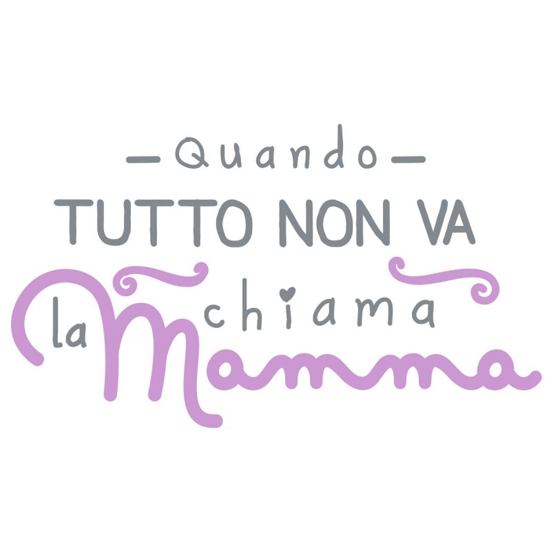 Wallstickers Citazioni Chiama Mamma