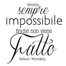 Wallstickers Citazioni Finche Fatto