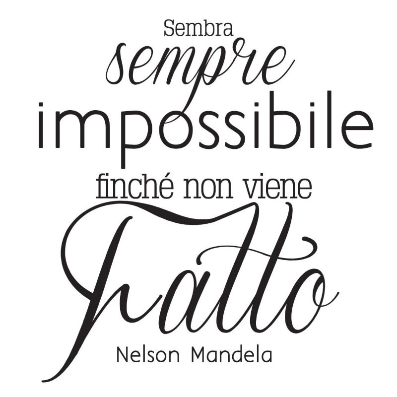 Wallstickers Citazioni Finche Fatto