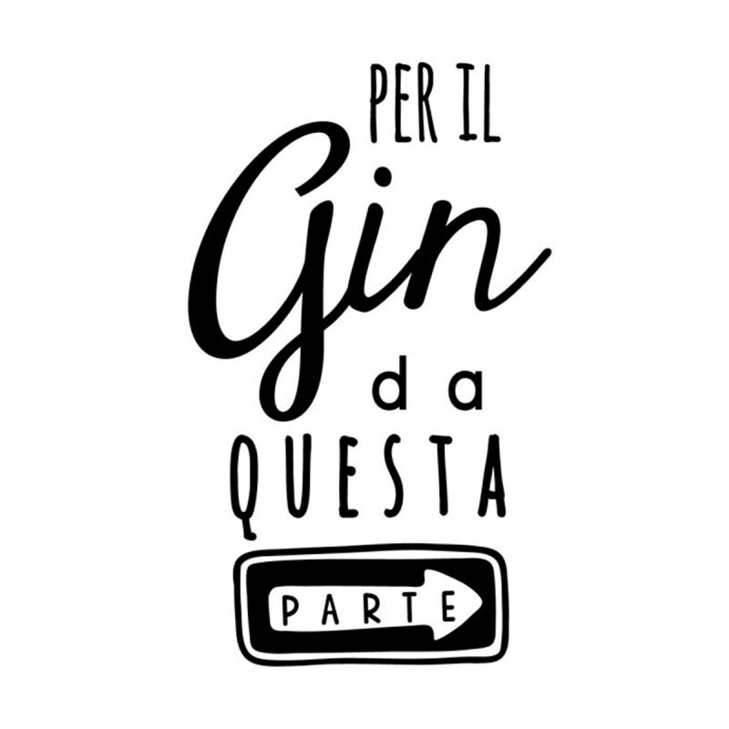 Wallstickers Citazioni Gin