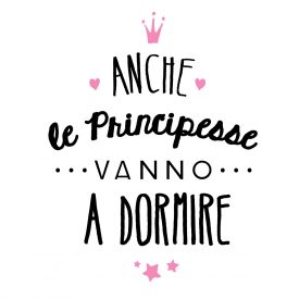 Bambini Wallstickers e luminescenti Le Principesse Vanno A Dormire