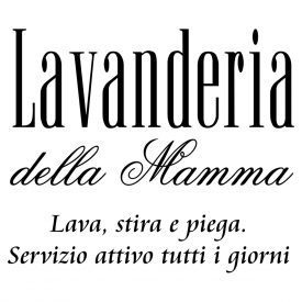 Wallstickers Citazioni Mamma Lavanderia