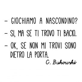 Wallstickers Citazioni Nascondino