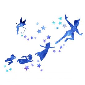 Bambini Wallstickers e luminescenti Peter Pan Water