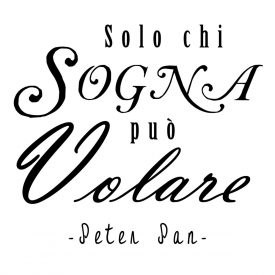 Wallstickers Citazioni Puo Volare