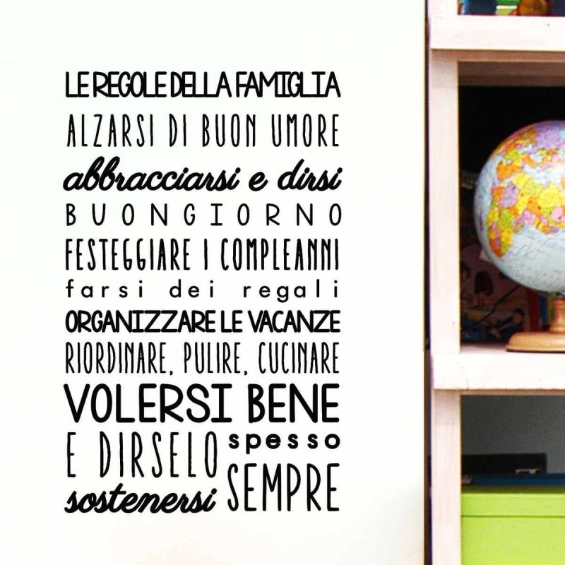 wallstickers famiglia