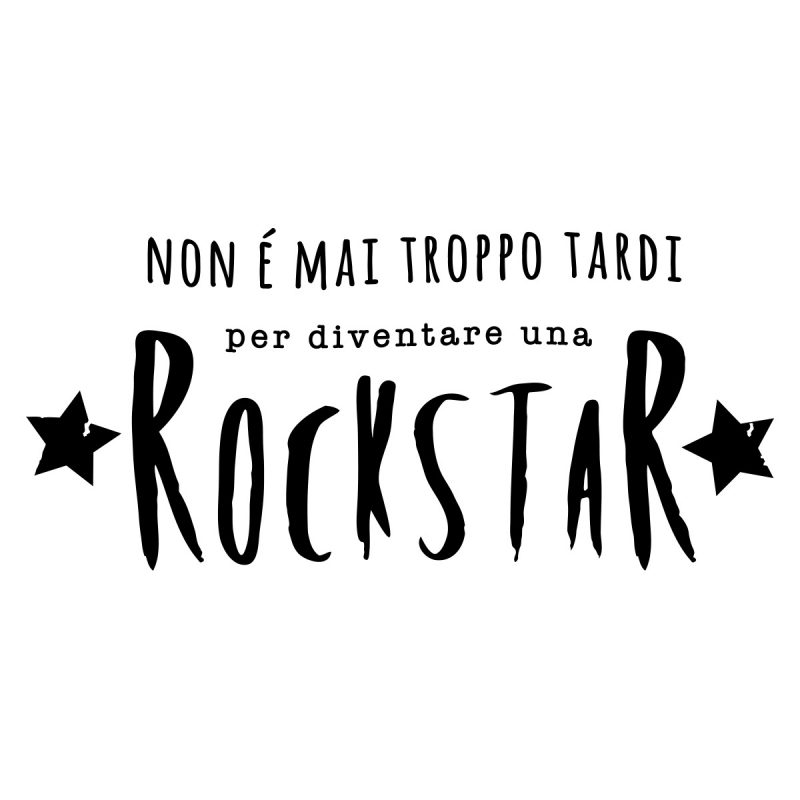 Wallstickers Citazioni Rock Star