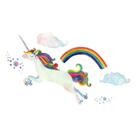 Bambini Wallstickers e luminescenti Unicorno