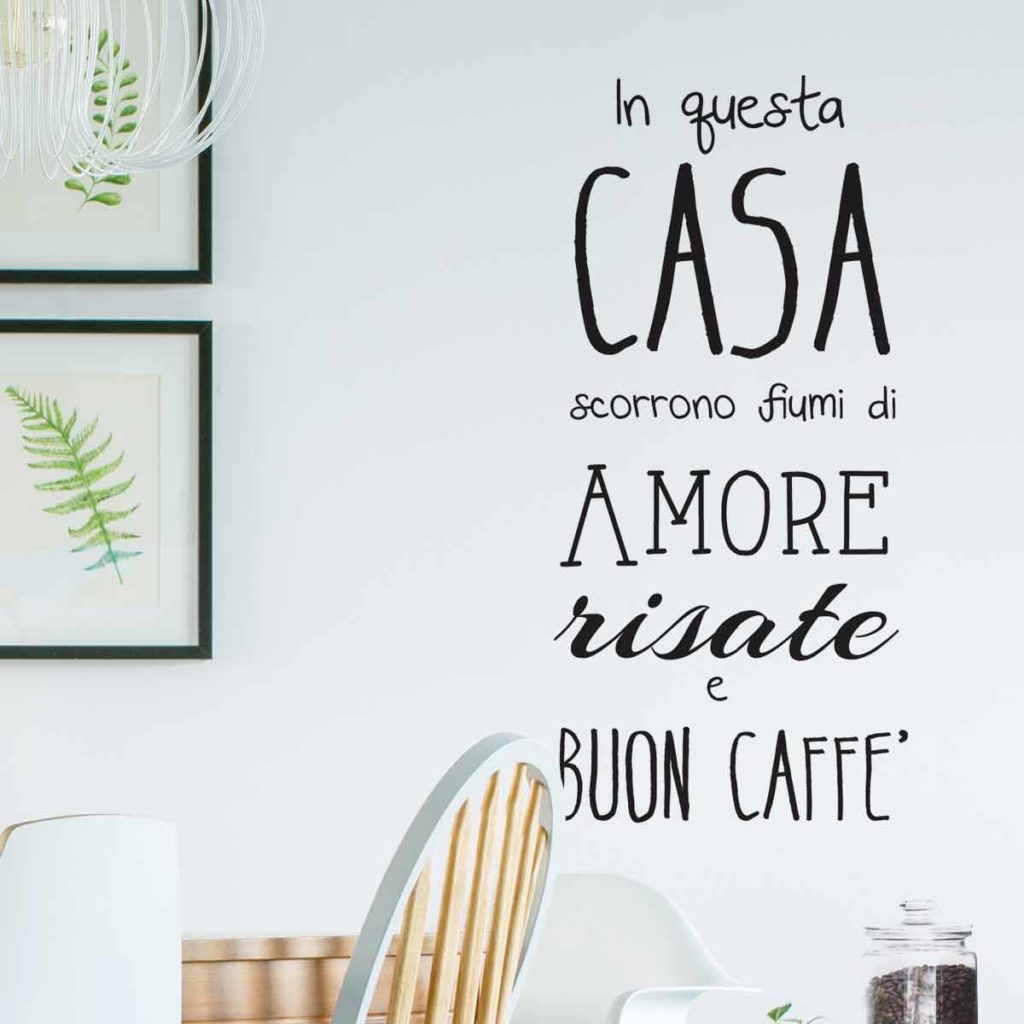 decorare la cucina in modo creativo con wallstickers