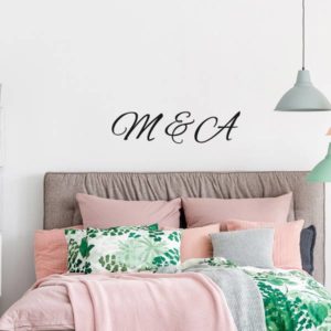 dudecor frasi personalizzate wallstickers camera da letto