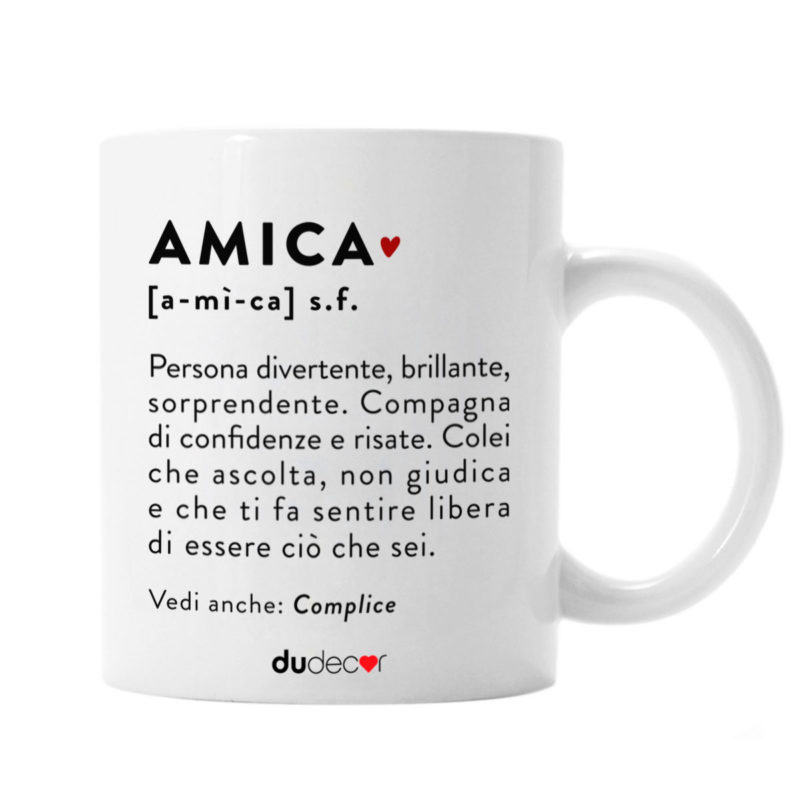 tazza in ceramica amica definizione