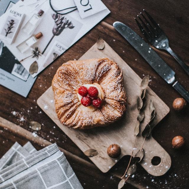 prima colazione con stile flatlay