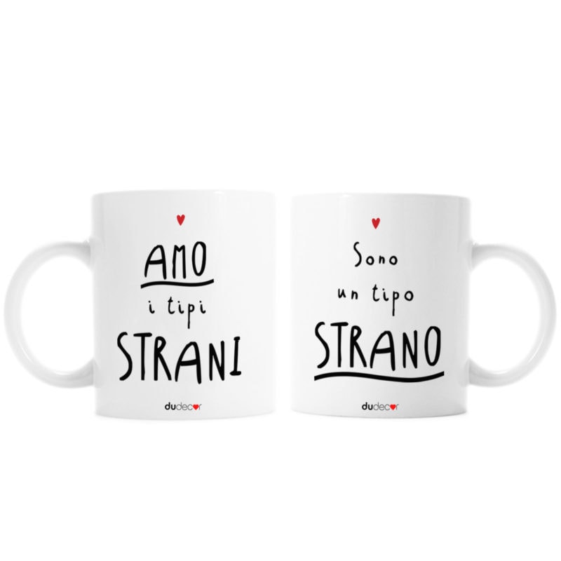 Mugs Coppia Tipo Strano