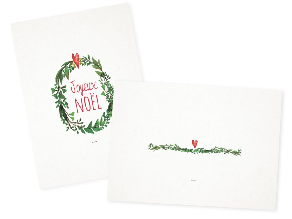 Tea Towel X2 Canovacci Joyeux Noel