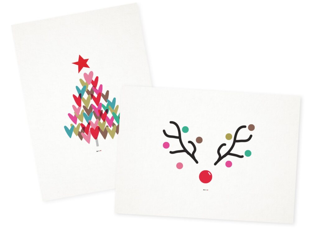 Tea Towel X2 Canovacci Sapin