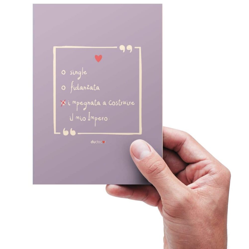 Quaderno Taccuino Single Fidanzata