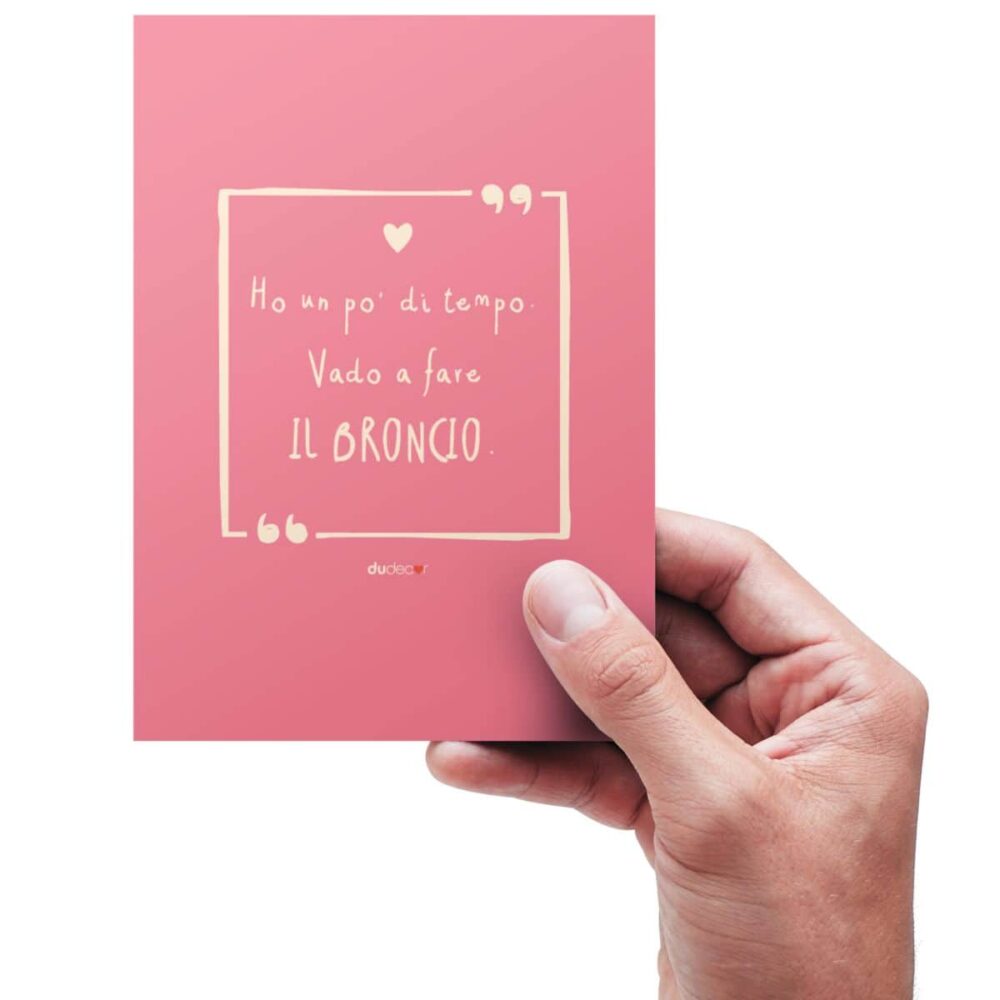 Taccuino A6 “Vado a fare il broncio”